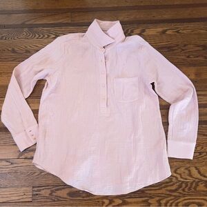 Jack Rogers Women's Light Pink Button Down Shirt